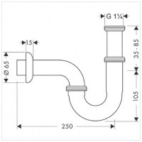 HANSGROHE SIFON LAVABO